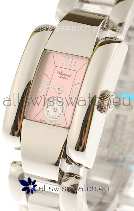 Chopard La Strada Swiss Ladies Swiss Watch in Pink Dial