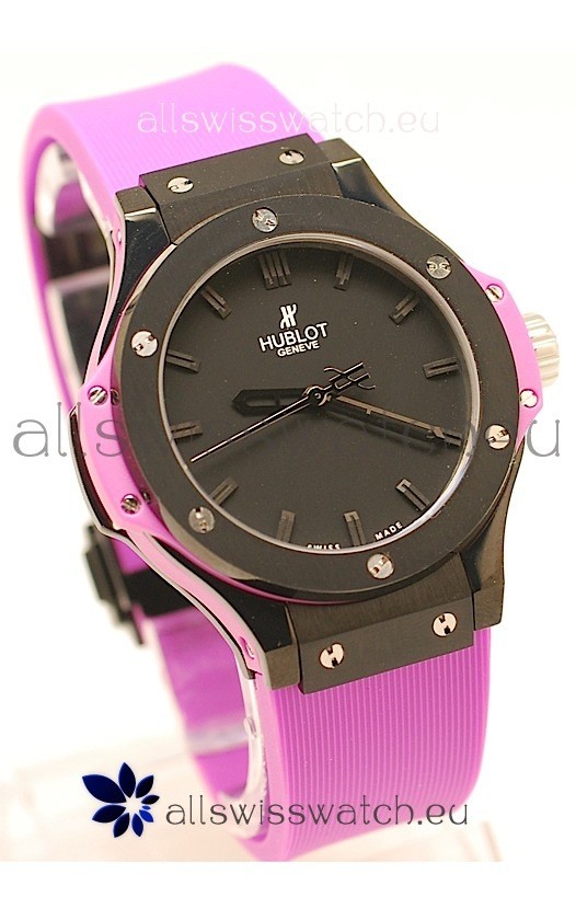 Hublot Big Bang Fusion Purple Swiss 40MM Quartz Watch