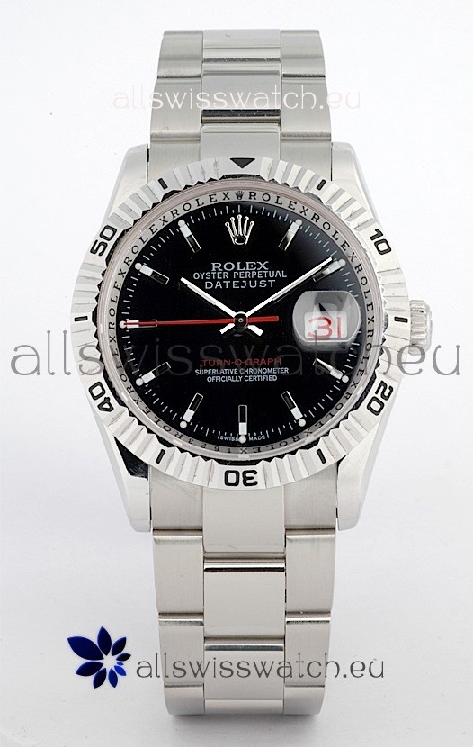 Rolex Datejust Turn O Graph Japanese Mens Watch