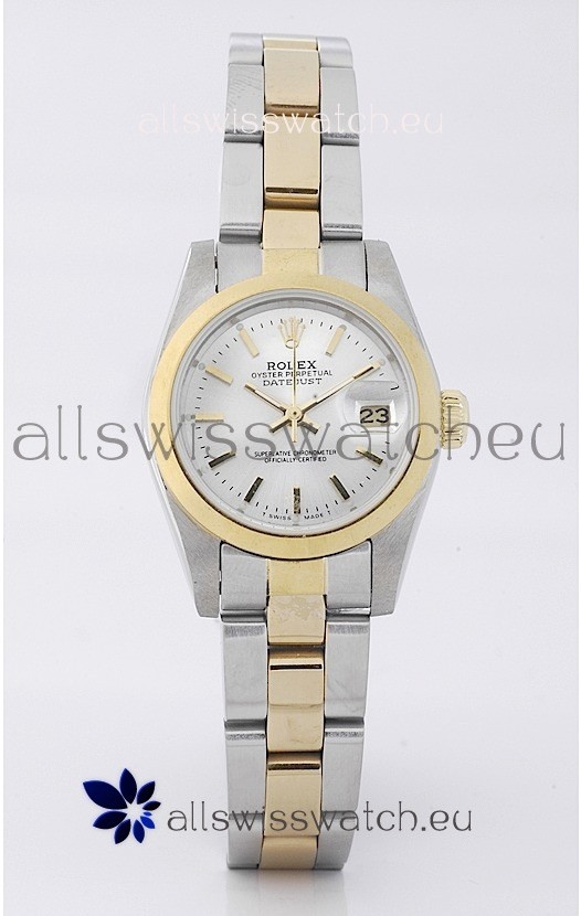 Rolex DateJust - Two Tone Lady Swiss Replica Watch