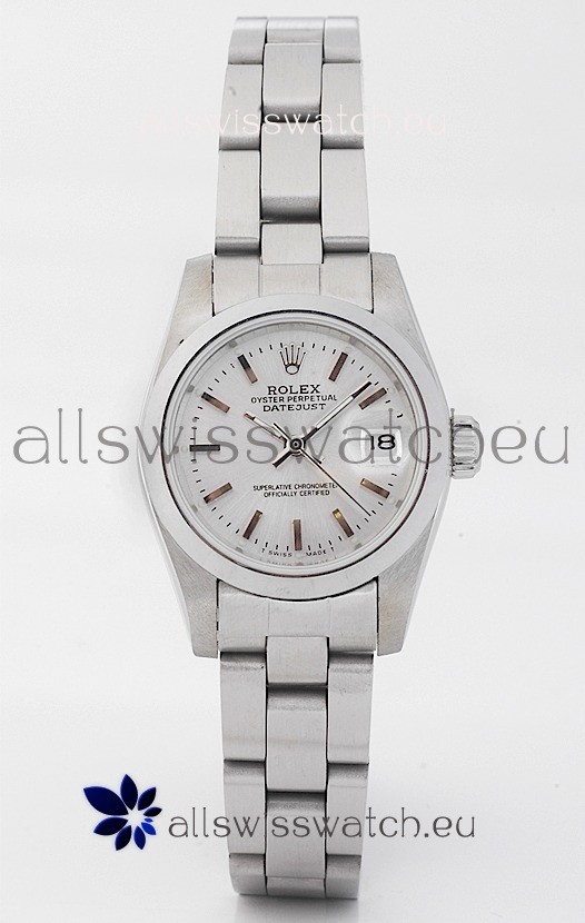 Rolex DateJust Silver-Lady's Replica Watch