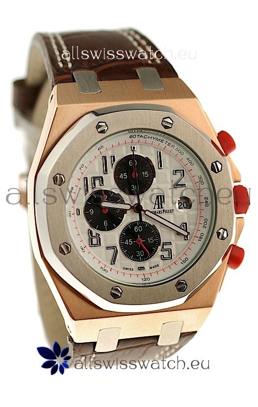 Audemars Piguet Royal Oak Offshore Limited Edition SingaporeGP 2008 Japanese Two Tone Gold Watch