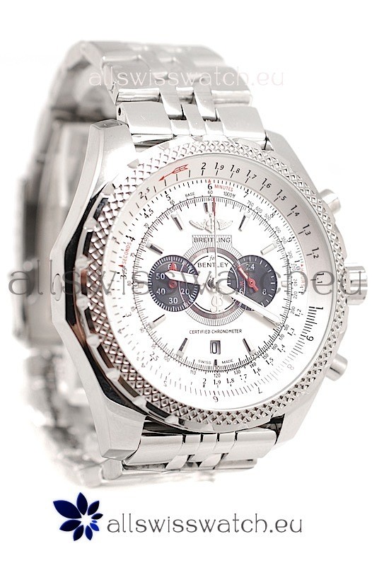 Breitling For Bentley Supersports Japanese Replica Watch in White Dial