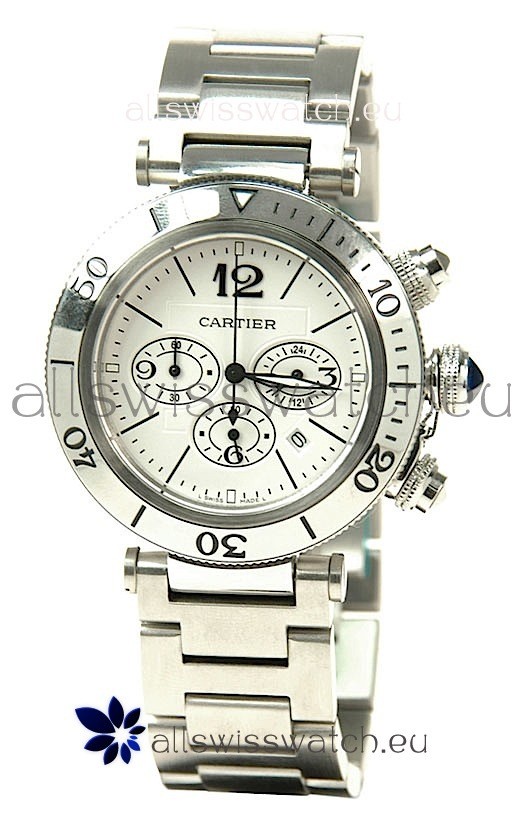 Cartier Pasha Seatimer Swiss Replica Automatic Watch