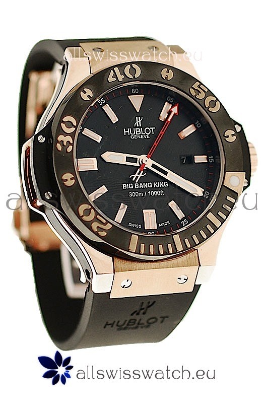 Hublot Big Bang King Swiss Watch in Pink Gold