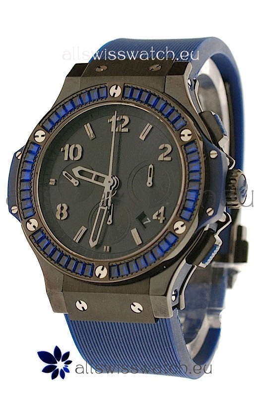 Hublot Big Bang Dark Blue Tutti Fruitti Swiss Replica Watch