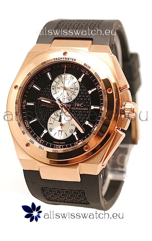 IWC Ingenieur Chronograph Japanese Gold Watch