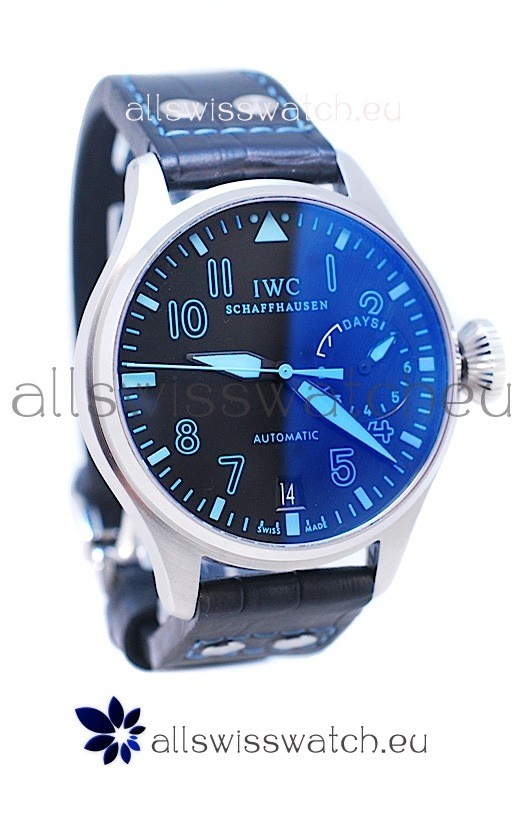 IWC Big Pilot Swiss Watch in Blue Dial