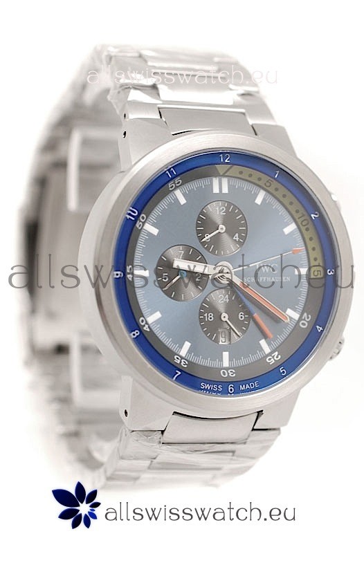 IWC Aquatimer Japanese Replica Watch in Blue Dial