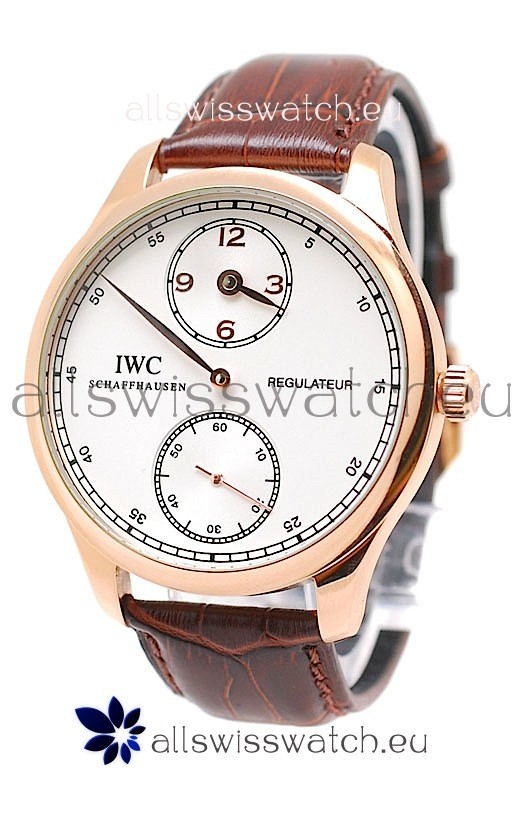 IWC Portuguese Regulateur Japanese Gold Watch