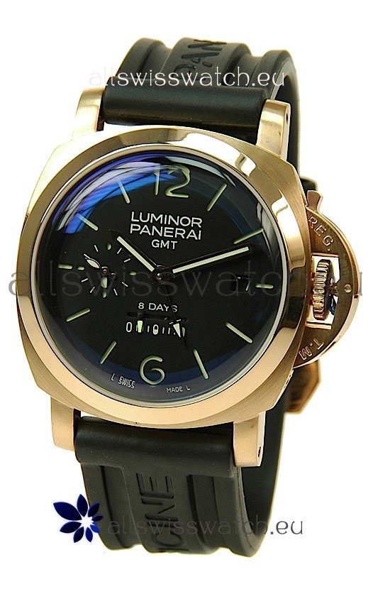 Panerai Luminor GMT 8 Days Swiss Replica Watch