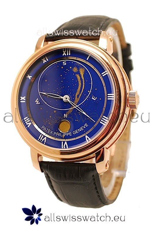Patek Philippe Grand Complications Japanese Watch in Blue Dial