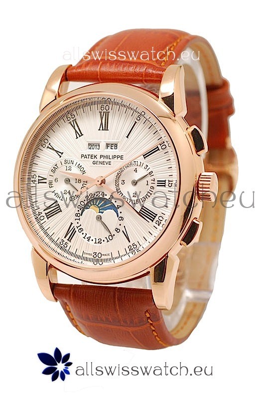 Patek Philippe Grand Complications Japanese Watch in White Dial