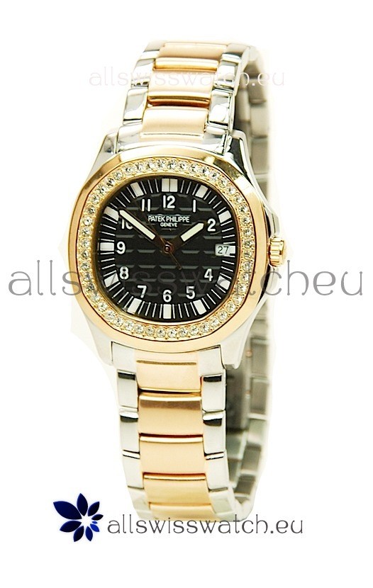 Patek Philippe Aquanaut Two Tone Ladies Gold Watch