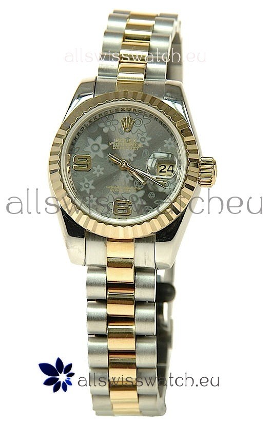 Rolex Floral Motif Datejust Ladies Replica Watch