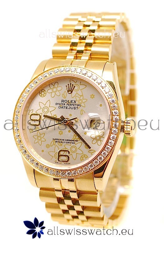 Rolex Datejust Floral Motif 2011 Edition Japanese Replica Watch