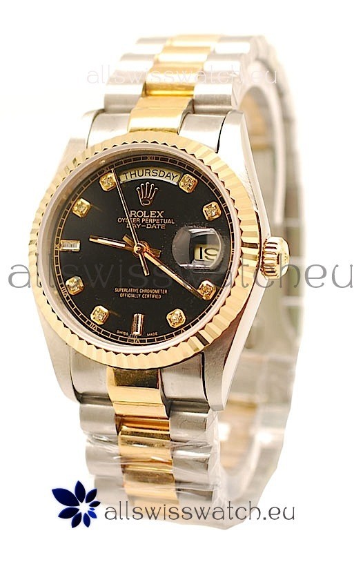 Rolex Day Date Two Tone Swiss Replica Watch