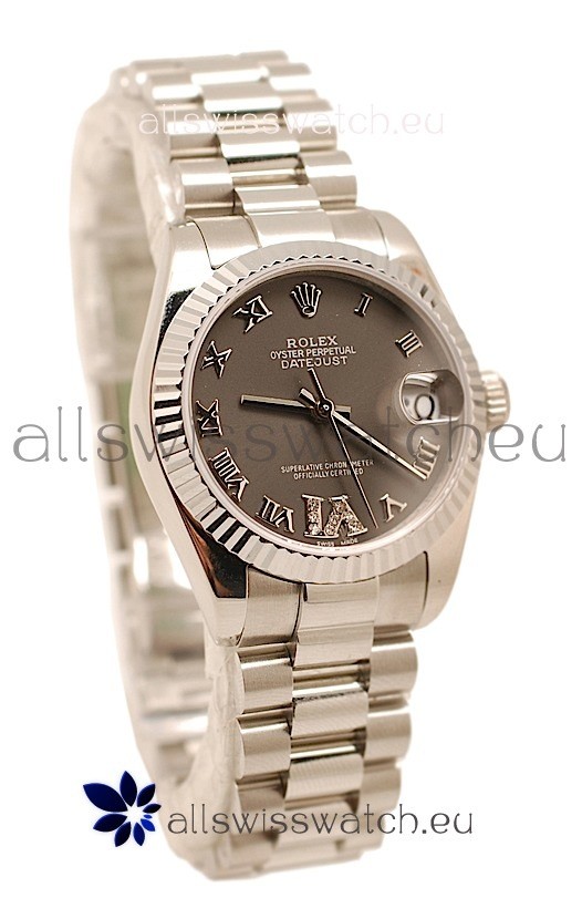 Rolex Oyster Perpetual Datejust Diamonds VI Japanese Replica Watch -36MM