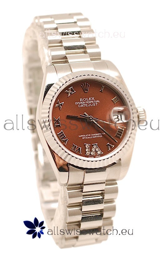 Rolex Oyster Perpetual Datejust Diamonds VI Swiss Replica Watch -36MM