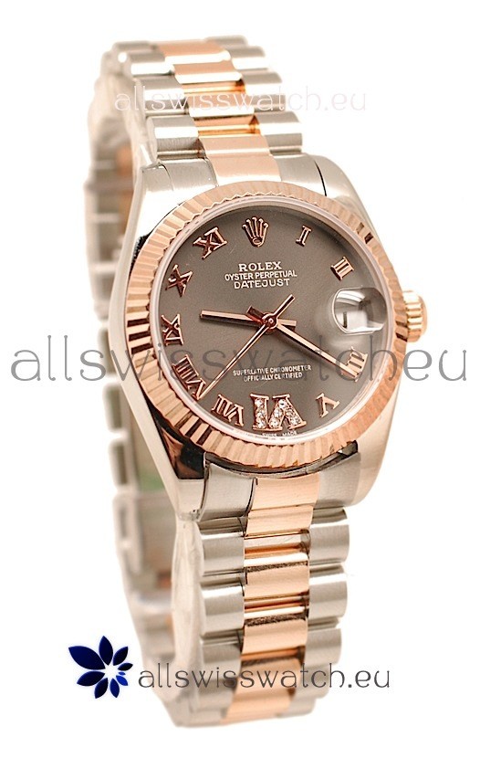 Rolex Oyster Perpetual Datejust Diamonds VI Swiss Replica Watch -36MM