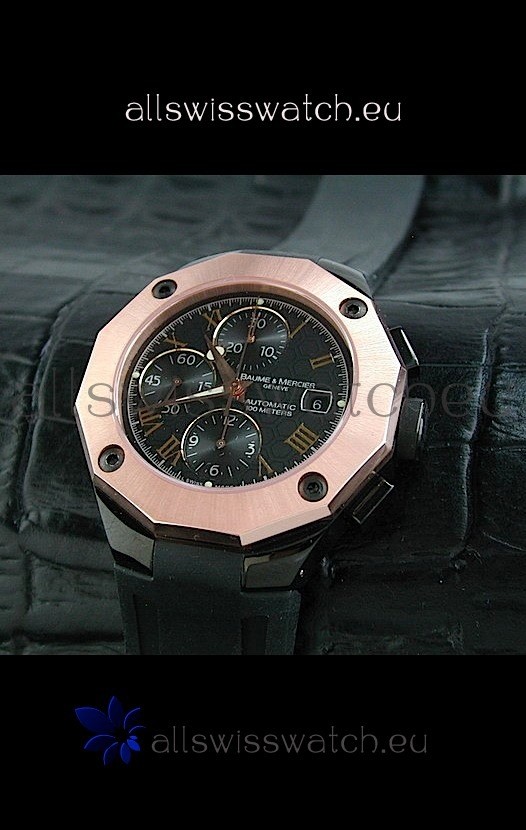 Baume & Mercier Riveria Swiss Watch in Black Dial