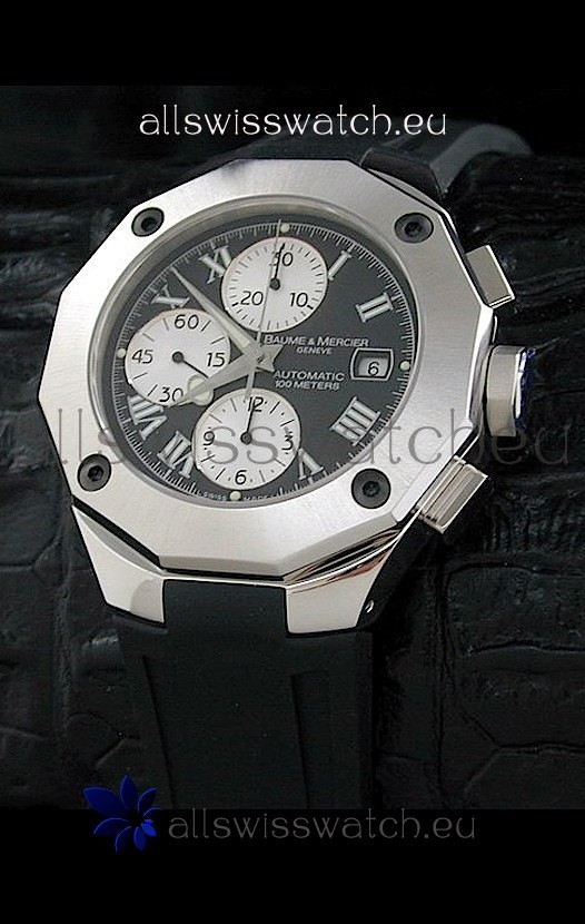 Baume & Mercier Riveria Swiss Watch in Black Dial
