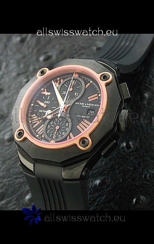 Baume & Mercier Riveria Swiss Watch in Black Dial