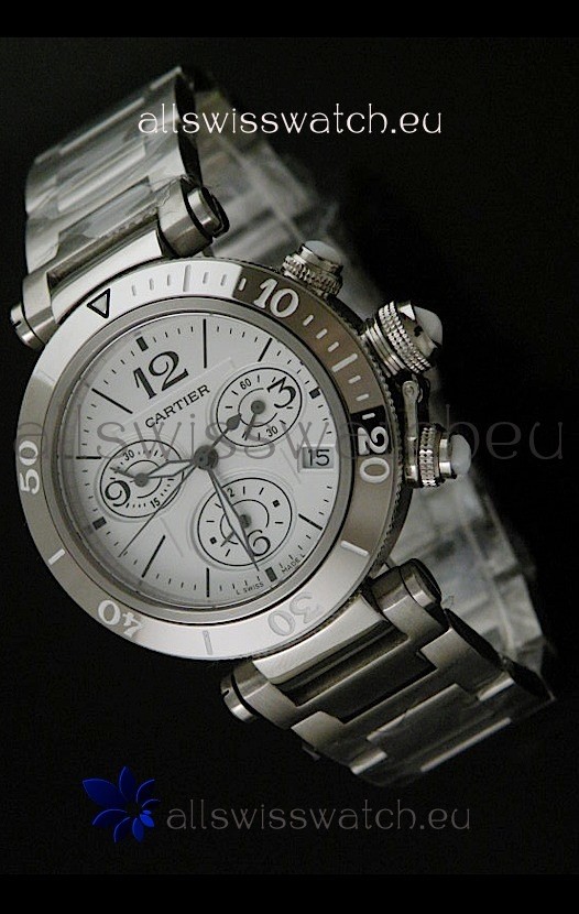 Cartier Pasha De Seatimer Japanese Quartz Watch