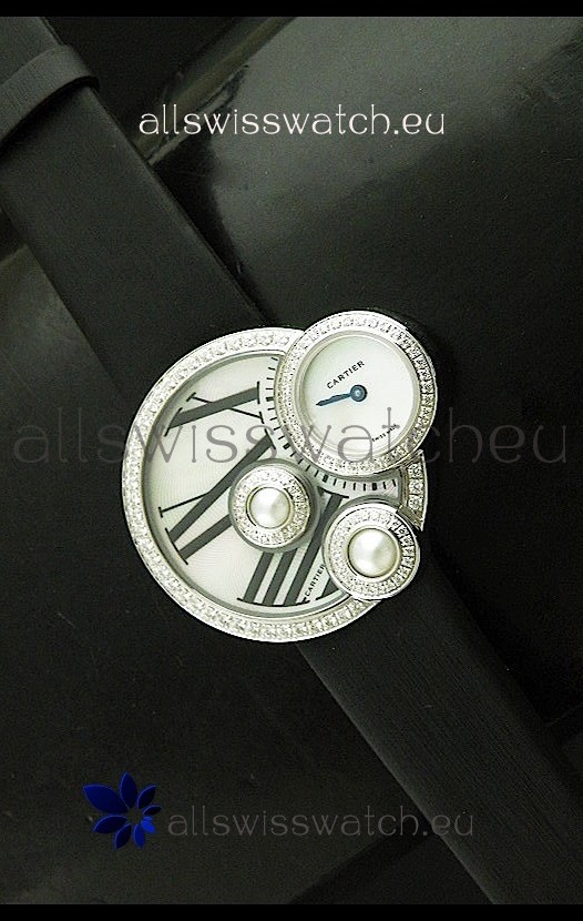 Cartier Jewellery Pearl Diamond Watch