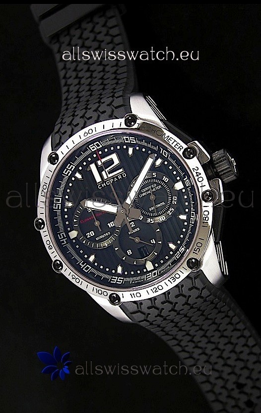 Chopard Classic Racing Swiss Replica Watch in Black Strap