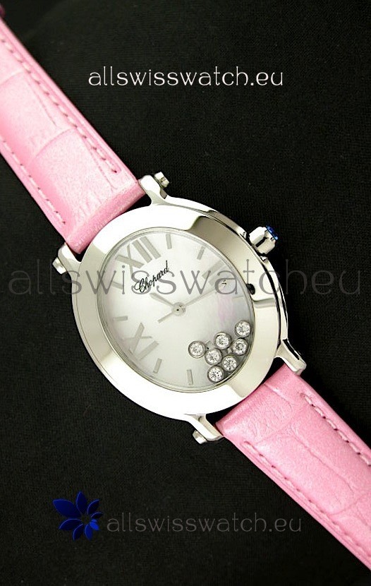 Chopard Happy Sport Ladies Japanese Replica Watch