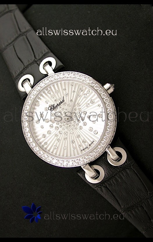 Chopard Xtravaganza Ladies Ladies Japanese Replica Watch in White Dial