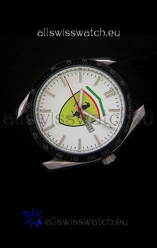 Ferrari Scuderia Watch in White Dial