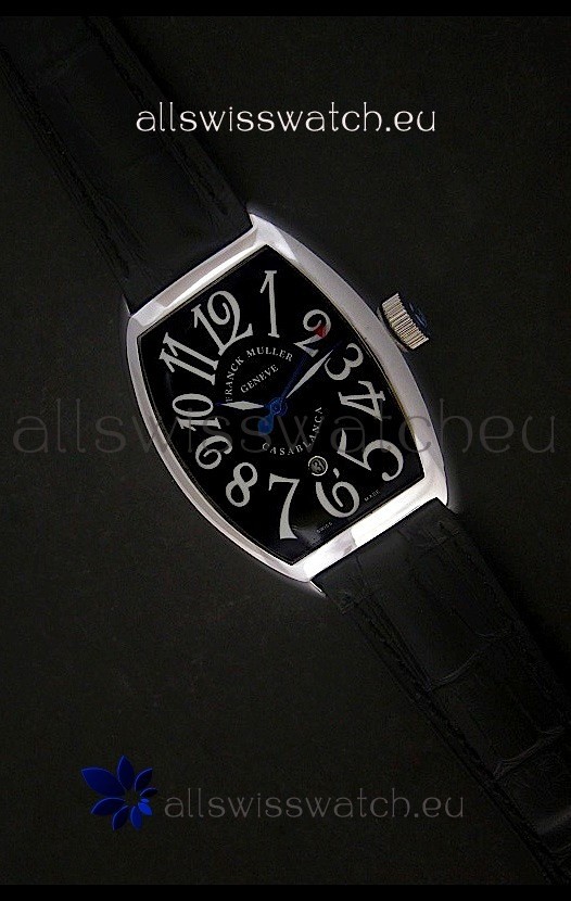 Franck Muller Casa Blanca Japanese Replica Watch in Black Dial