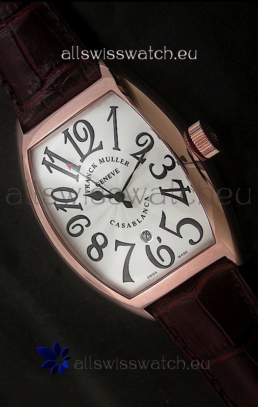 Franck Muller Casa Blanca Japanese Replica Watch in White Dial