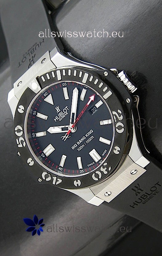 Hublot Big Bang King Palladium Swiss Watch White Gold Plating