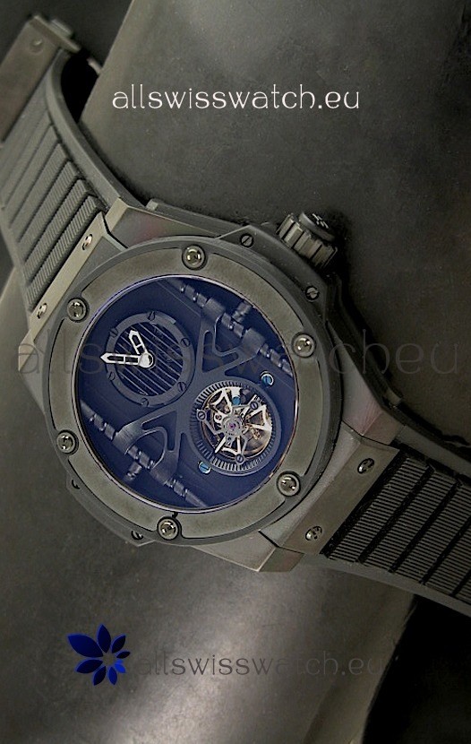 Hublot Big Bang King Power Tourbilon Japanese Watch in PVD