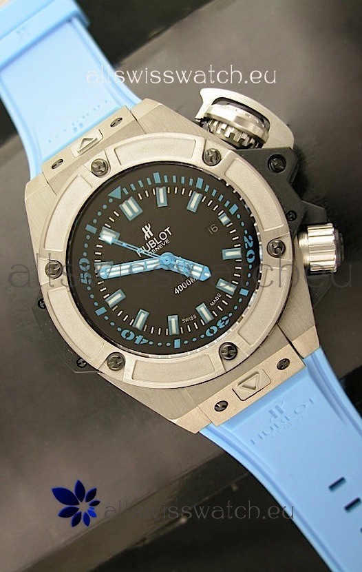 Hublot Big Bang Diver 4000M Swiss Watch in Blue 