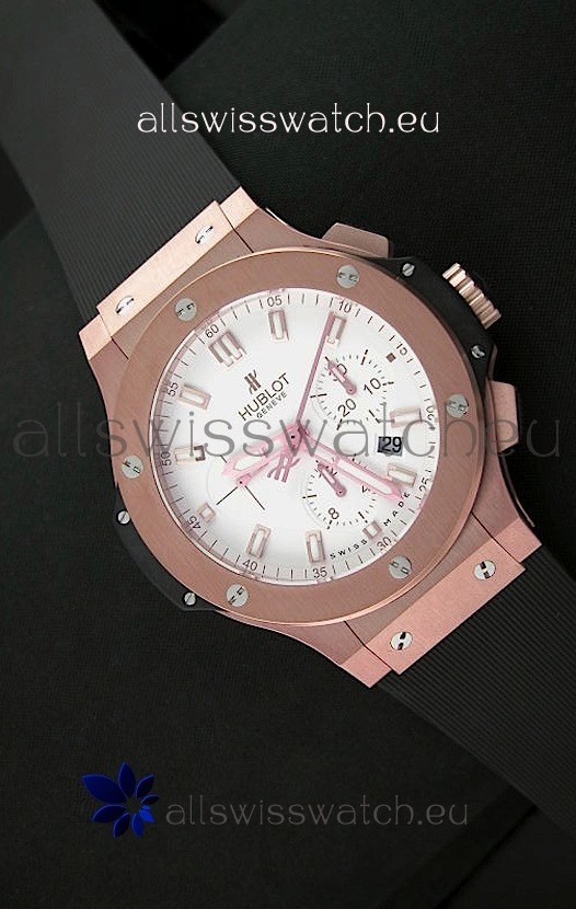 Hublot Big Bang Swiss Replica Watch in Pink Gold - 1:1 Ultimate Mirror Replica Watch