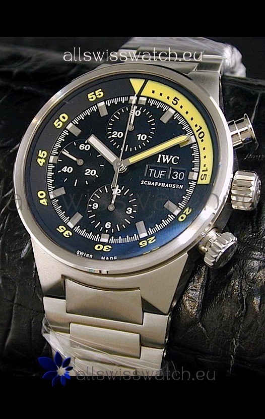 IWC Aquatimer Chrono Automatic Swiss Watch in Steel