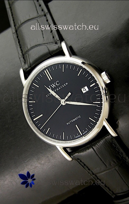 IWC Portofino Swiss Replica Watch in Black