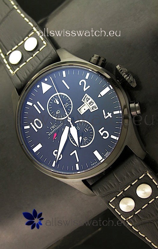 IWC Big Pilot Complications Japanese Replica PVD Watch