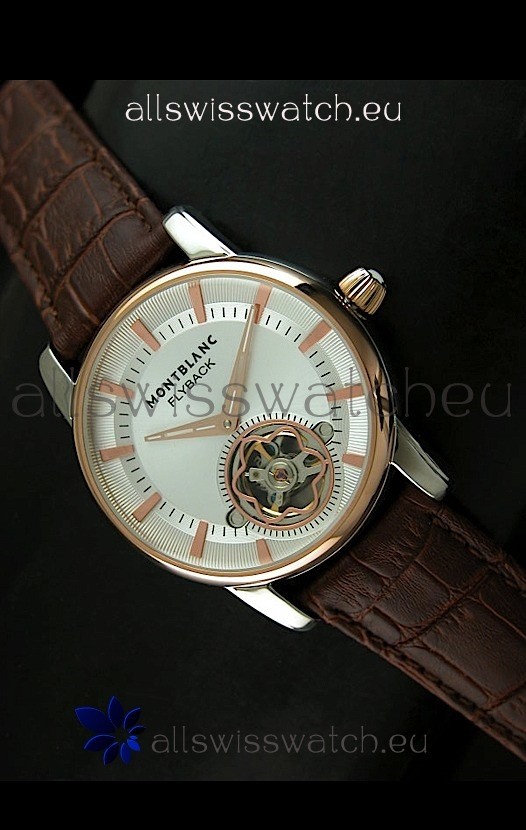 Mont Blanc Flyback Japanese Tourbillon Replica Watch 