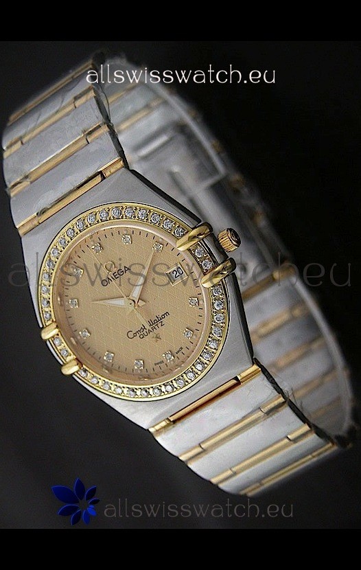 Omega Constellation Quartz in Yellow Gold Dial