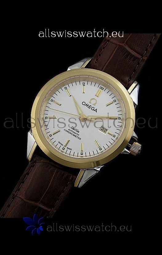 Omega De Ville Co Axial Watch in Yellow Gold Casing
