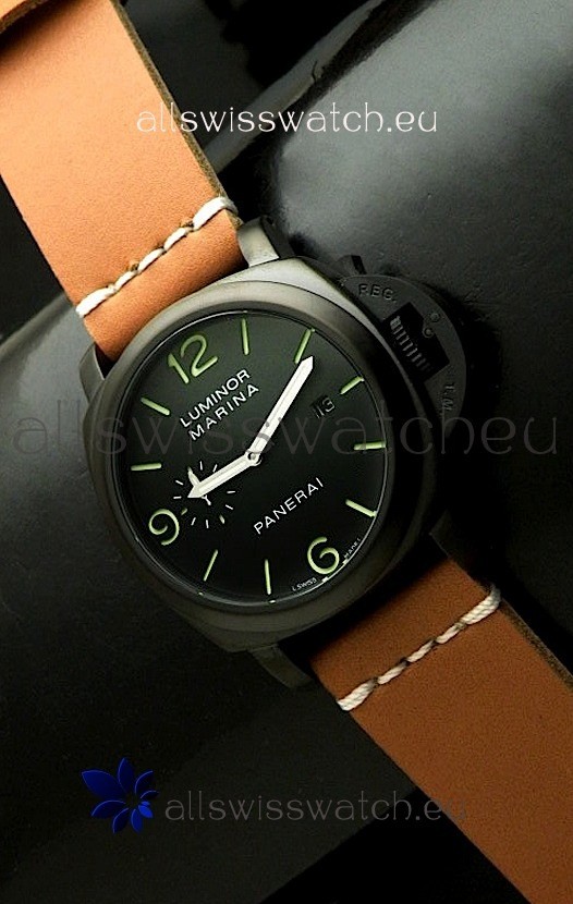 Panerai Luminor Marina Black Seal PVD Swiss Watch