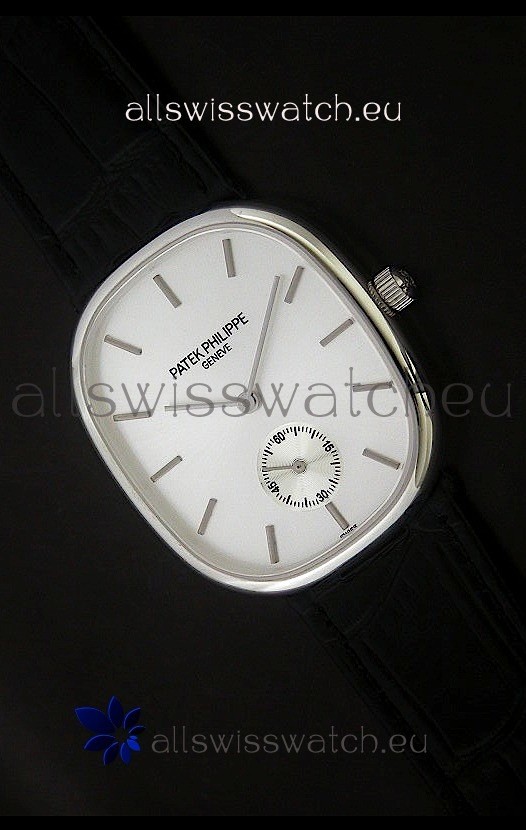 Patek Philippe Mens Golden Elipse Japanese Watch in Steel