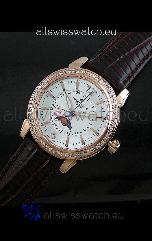 Patek Philippe Mens Grand Complications Japanese Watch in Rose Gold Casing