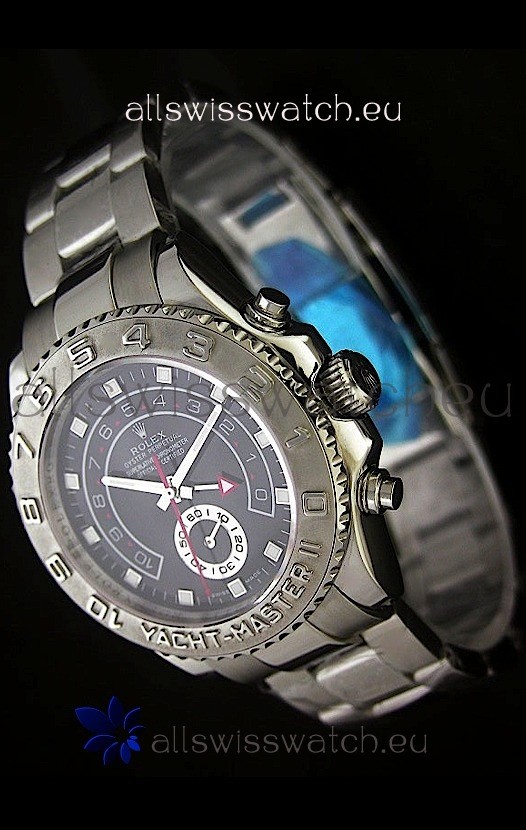 Rolex Yachtmaster II Japanese Replica Watch in Black Dial