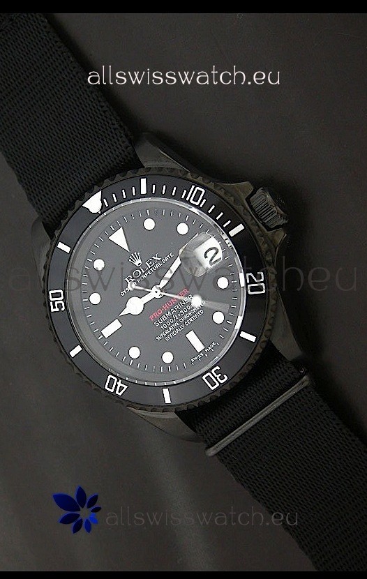 Rolex Submariner Pro Hunter Japanese Watch in Ceramic Bezel